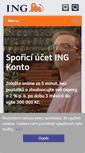 Mobile Screenshot of ingbank.cz